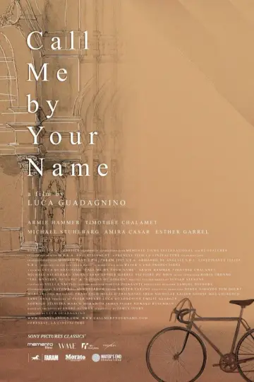 Poster to the movie "Call Me by Your Name" #1176671