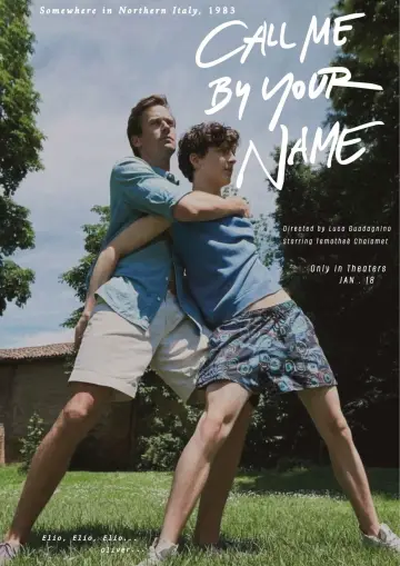 Poster to the movie "Call Me by Your Name" #836926