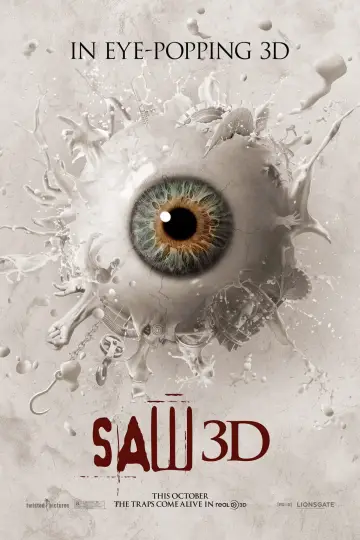 Poster to the movie "Saw 3D" #785858