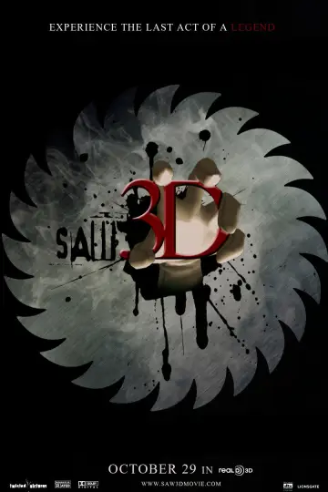 Poster to the movie "Saw 3D" #785859