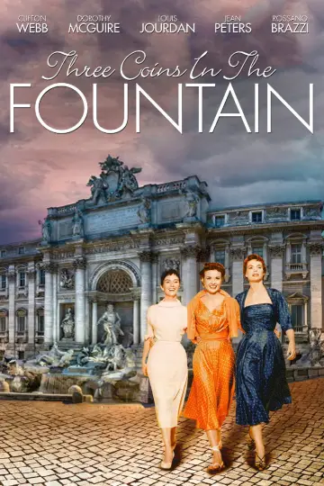 Poster to the movie "Three Coins in the Fountain" #1045099