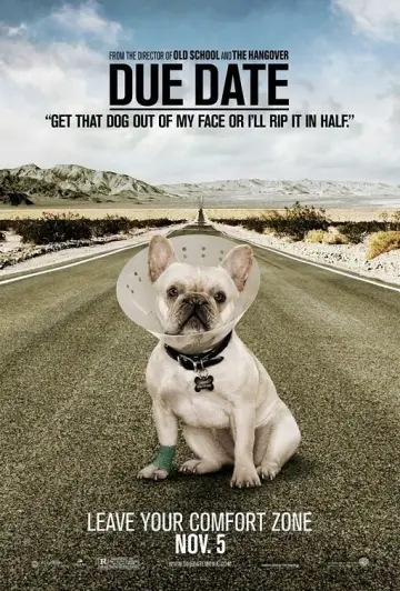Poster to the movie "Due Date" #668669
