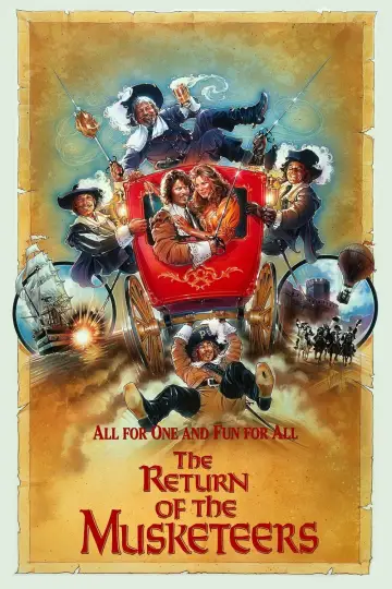 Poster to the movie "The Return of the Musketeers" #1037750