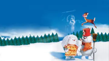 Backdrop to the movie "Rudolph and Frosty