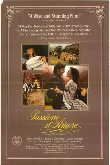 Poster to the movie "Passion of Love" #943975