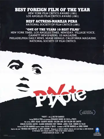 Poster to the movie "Pixote" #1870477