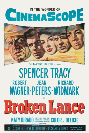Poster to the movie "Broken Lance" #1105855