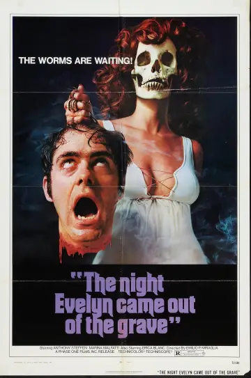 Poster to the movie "The Night Evelyn Came Out of the Grave" #1524734