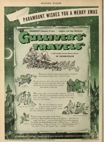 Poster to the movie "Gulliver