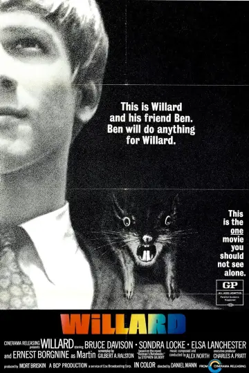 Poster to the movie "Willard" #1087236