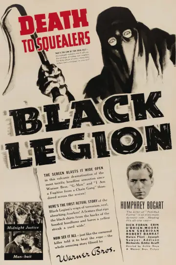 Poster to the movie "Black Legion" #1137794