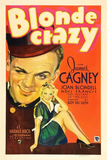 Poster to the movie "Blonde Crazy" #1130695