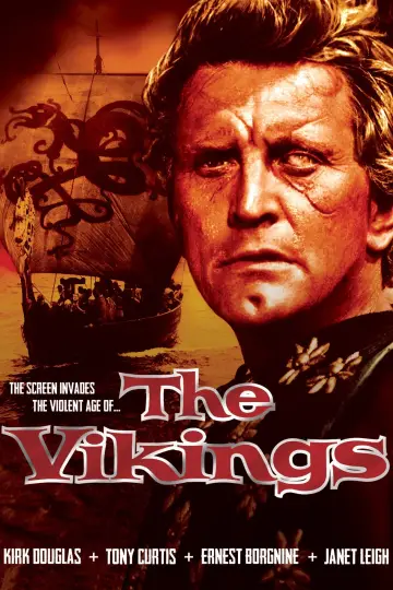 Poster to the movie "The Vikings" #896960