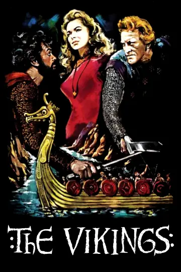 Poster to the movie "The Vikings" #896964