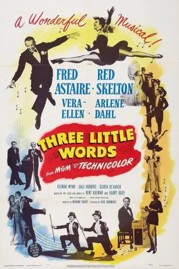 Poster to the movie "Three Little Words" #1866739