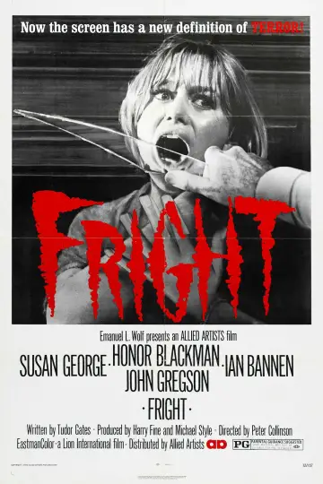 Poster to the movie "Fright" #1923817