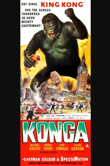 Poster to the movie "Konga" #652433