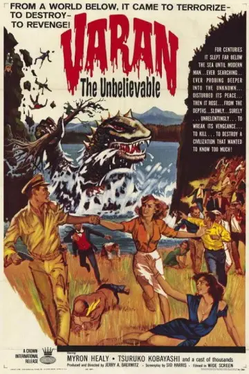 Poster to the movie "Varan the Unbelievable" #1615758