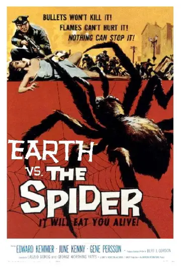 Poster to the movie "Earth vs. the Spider" #846707