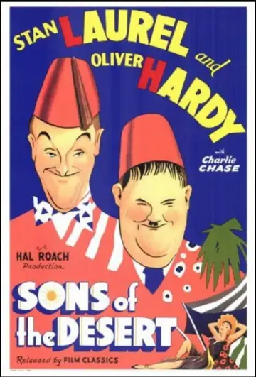 Poster to the movie "Sons of the Desert" #1029838