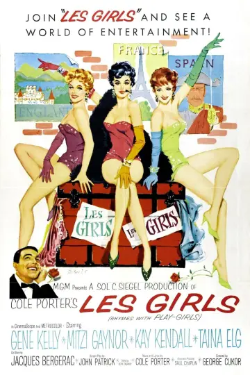 Poster to the movie "Les Girls" #1126417