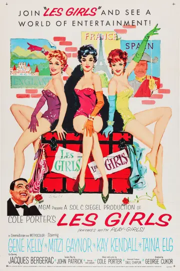 Poster to the movie "Les Girls" #1126418