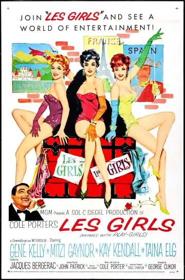 Poster to the movie "Les Girls" #1126420