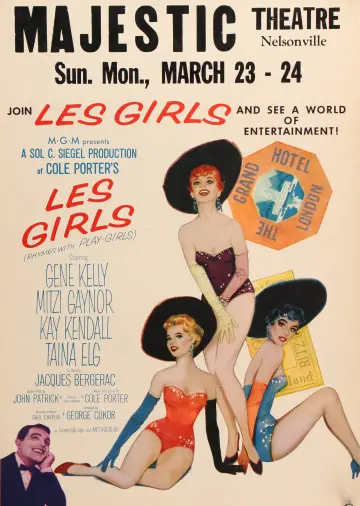 Poster to the movie "Les Girls" #1126421