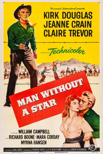 Poster to the movie "Man Without a Star" #1065662