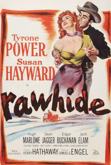 Poster to the movie "Rawhide" #1116273