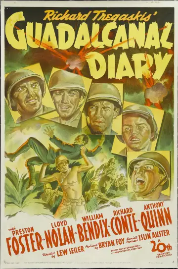 Poster to the movie "Guadalcanal Diary" #1905188