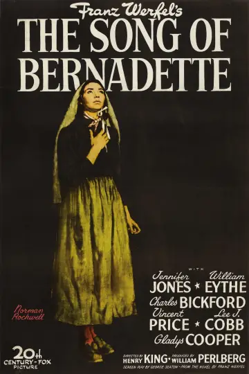 Poster to the movie "The Song of Bernadette" #1800023