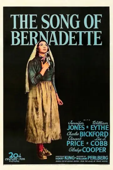 Poster to the movie "The Song of Bernadette" #1800032