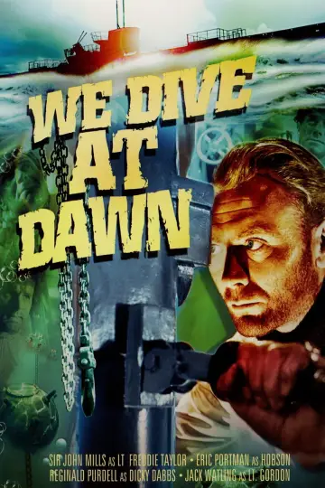 Poster to the movie "We Dive at Dawn" #1590120