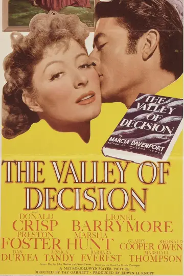 Poster to the movie "The Valley of Decision" #1790464