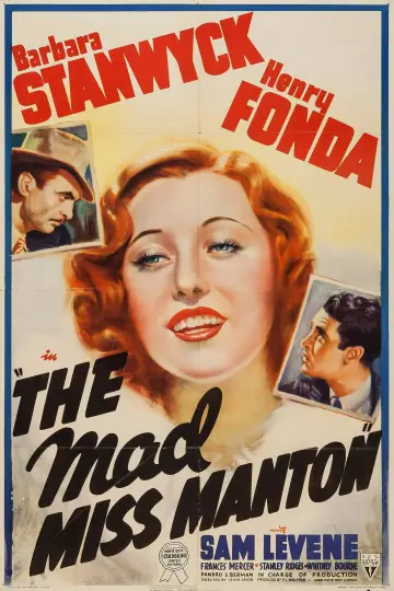 Poster to the movie "The Mad Miss Manton" #1860708