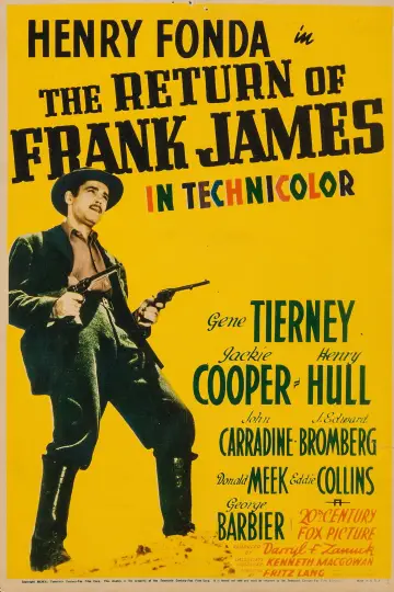 Poster to the movie "The Return of Frank James" #1108697