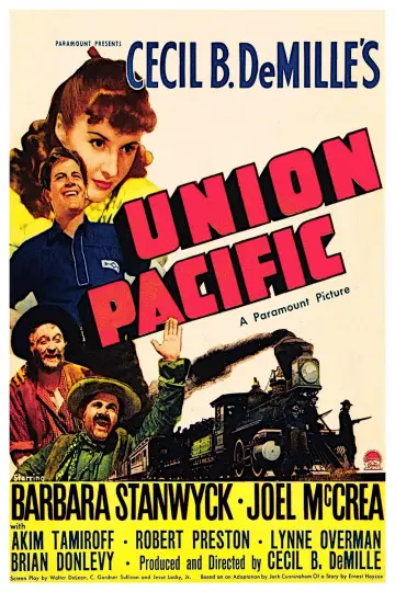 Poster to the movie "Union Pacific" #1110291