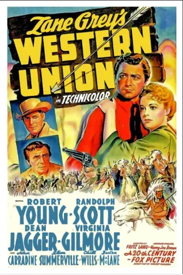 Poster to the movie "Western Union" #1125653
