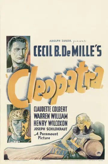 Poster to the movie "Cleopatra" #1058920
