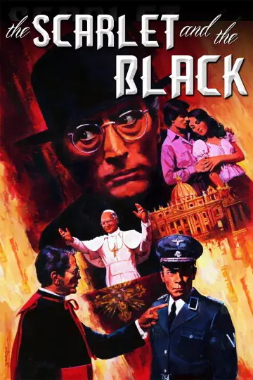 Poster to the movie "The Scarlet and the Black" #1842129