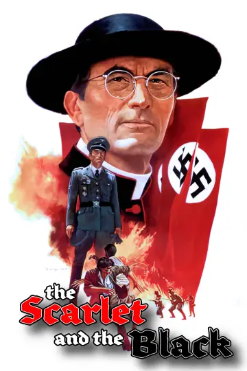 Poster to the movie "The Scarlet and the Black" #1842132