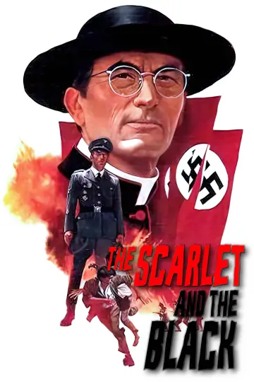 Poster to the movie "The Scarlet and the Black" #1842135