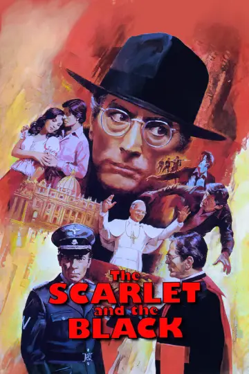 Poster to the movie "The Scarlet and the Black" #1842136
