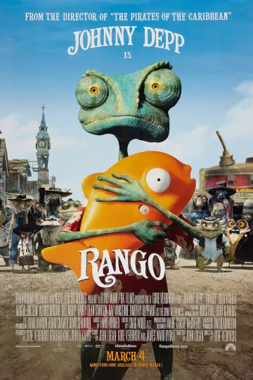 Poster to the movie "Rango" #660102