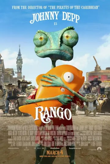 Poster to the movie "Rango" #911607