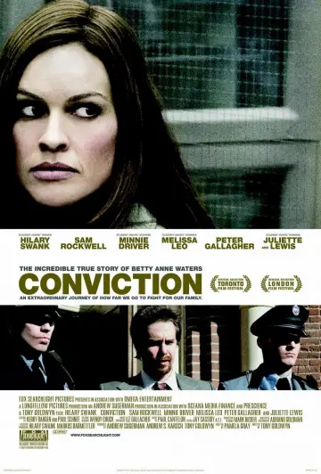 Poster to the movie "Conviction" #991882