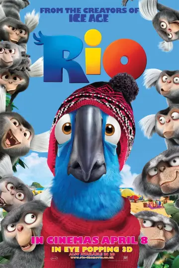 Poster to the movie "Rio" #1724216
