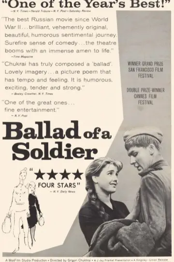 Poster to the movie "Ballad of a Soldier" #1087173