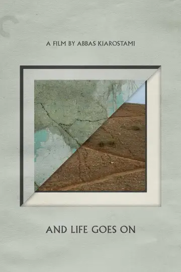 Poster to the movie "Through the Olive Trees" #1098084
